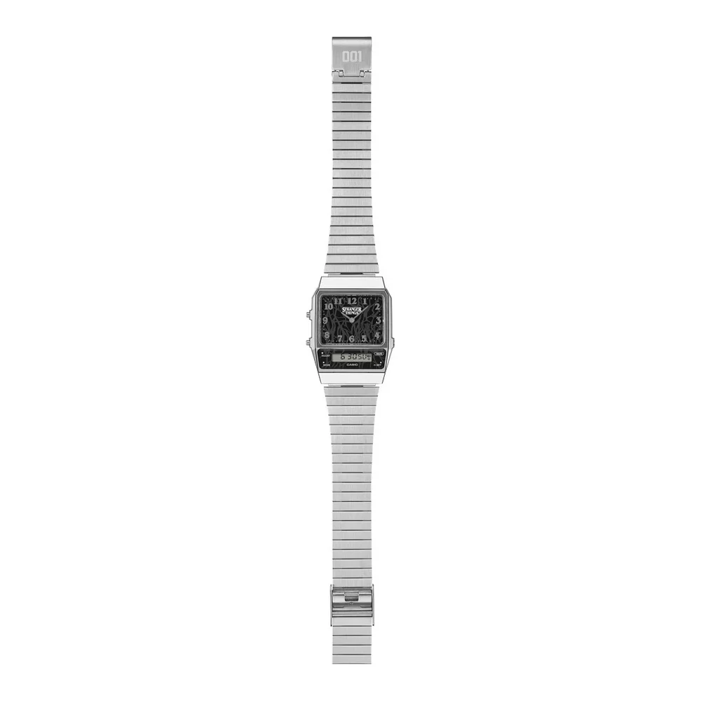 Casio Silver Smartwatch with Stranger Things Design